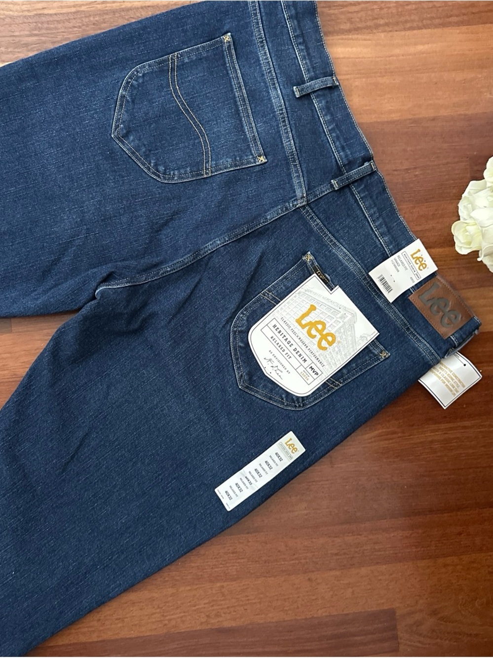 Lee Men’s Dark Indigo Relaxed Jeans